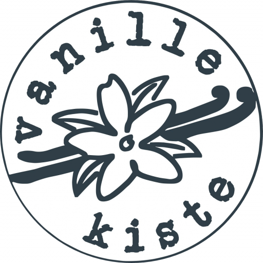 Logo der Vanillekiste in Dunkelblau