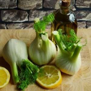 Mehr über den Artikel erfahren Rezept: Orangen-Fenchel-Salat mit Vanille-Vinaigrette von Ingo Beck