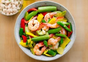 Mehr über den Artikel erfahren Rezept: Garnelen-Pfannengericht